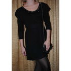 Обворожительное вечернее, чёрное платье ампир в готическом стиле от Bestwill,-"Виолетта",размер-(42/44),-на рост 164-172.POLAND.