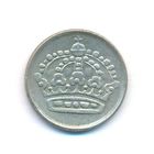 Швеция 10 эре 1957 года Ag _состояние VF