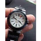 Часы наручные Bvlgari Diagono Alluminium AL38A L3276 Swiss 40-мм. каучуковый ремешек корпус AlTi