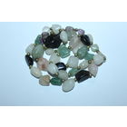 Бусы времён СССР, натуральный камень, длина 54 см.