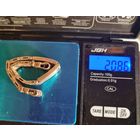 Браслетдля часов серебро 875, лот#27, С РУБЛЯ! МНОГО ЛОТОВ С РУБЛЯ БЕЗ МЦ!