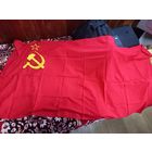 Флаг СССР 140х70см оригинал ткань Серп и Молот Звезда