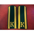 Нечастые погоны курсанта ИНБ ( Факультет пограничные войска РБ, Жильбел, зеленый драп)