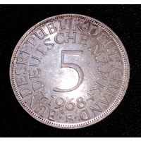 5 марок 1968 г. F Смотрите другие лоты с 1 рубля.