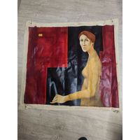 Неизвестный авангард (масло, холст) без м ц большая картина