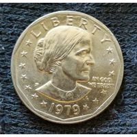 США 1 доллар 1979 год (1979-1999), "Доллар Сьюзен Энтони", "Р",  KM# 207