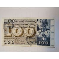 100 франков 1957-Oct-04 	AM, MI-Max Iklе, OK	Швейцария