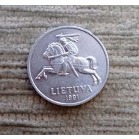 Werty71 Литва 2 цента 1991 Погоня