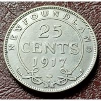 Ньюфаундленд 25 центов, 1917    ( 1-9-4 )