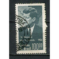 Бразилия - 1964 - Кеннеди - [Mi. 1062] - полная серия - 1 марка. Гашеная.  (Лот 12HH)-T41P17