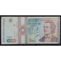 1000 лей Румыния 1991 г.