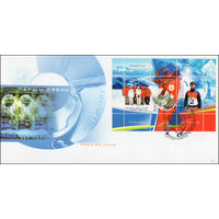 Беларусь 2006 год  Конверт первого дня Белорусские спортсмены на XX зимних Олимпийских играх в Турине.