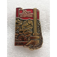 30 лет Освобождения Белоруссии 1944-1974 г.г. ВОВ 1941-1945 г.г. #0337-WP6