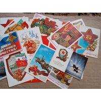 Открытки ( воор силы) 28 шт