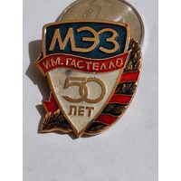 Значок " Завод Гастэло 50 "