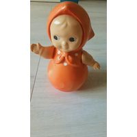 Винтажная неваляшка цилулоид