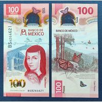 Мексика, 100 песо 2021 г., P-W134 21.05.2021(3) (IBNS 2020 - банкнота года), UNC