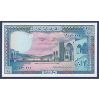 Ливан, 100 ливров 1988 г, P-66d (дворец Бейт-эд-Дин), UNC