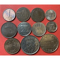 Нидерланды 11 разных монет