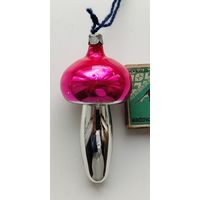 Ёлочная игрушка. Гриб. Л-5.