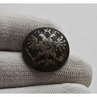 Пуговица мундирная орлянка РИА 1904-1917 г.,. Р. Левштейнъ, Рига, лот клос-1,7