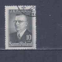 [2325] Финляндия 1947. Политика.Президент. Одиночный выпуск.Гашеная марка.