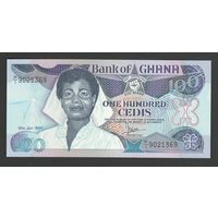 Гана 100 седи 1986 года. Тип Р-26a. Состояние UNC