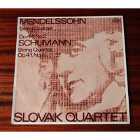 Mendelssohn, Schumann - String Quartets - Slovak Quartet (Vinyl)