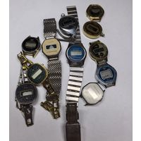 Лот часов СССР Электронные . С рубля без МЦ. Всё с рубля без МЦ