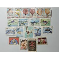 Марки Куба . С рубля .