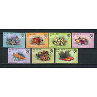 Белиз - 1984 - Рыбки - 7 марок. MNH.  (Лот 2Jo)-T4P15