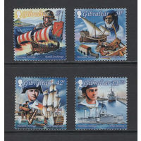 Корабли Гибралтар /Gibraltar 1999** Морское наследие Mi#871-874