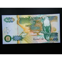 Замбия 20 квача 1992г.UNC.
