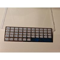 Металлические номера для моделей 1/64 (USA California)