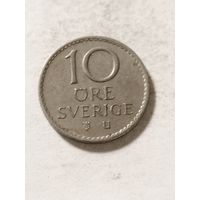 Швеция 10 оре 1966