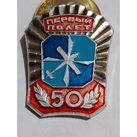 Значок " Первый полет "