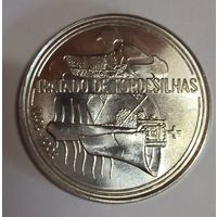 С рубля без мц! 1000 эскудо 1994 Тордесильясский договор Португалия крупное серебро