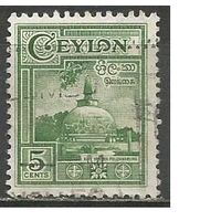 Цейлон. Памятник в г.Паланнарува. 1950г. Mi#260.