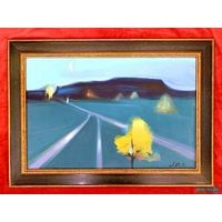 Щемелёв Л.Д;Нар.худ;1991г;х/м;Размер 72х52,5 см., без рамы 60х40 см.