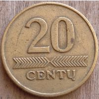 20 центов 1997 Литва. Возможен обмен