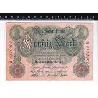 50 МАРОК 1910 ГЕРМАНИЯ