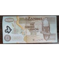 Замбия 500 квача 2011 год P-43h полимер UNC