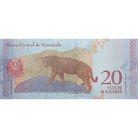Werty71 Венесуэла 20 боливаров 2018 UNC банкнота
