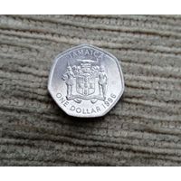 Werty71 Ямайка 1 доллар 1996 семигранный