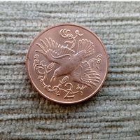 Werty71 Остров Мэн 2 пенса 1980 Птица