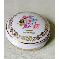 Фарфоровая шкатулка Франция Limoges 1950-90 гг