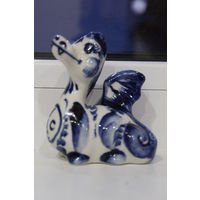 Статуэтка Гжель Талисманы года "Дракон"