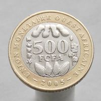 Западная Африка 500 франков 2005
