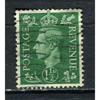 Великобритания - 1951/1952 - Король Георг VI 1 1/2P - [Mi.248y] - 1 марка. Гашеная.  (Лот 16Gk)-T2P44