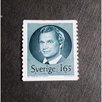 Марка Швеция 1981 год Король
